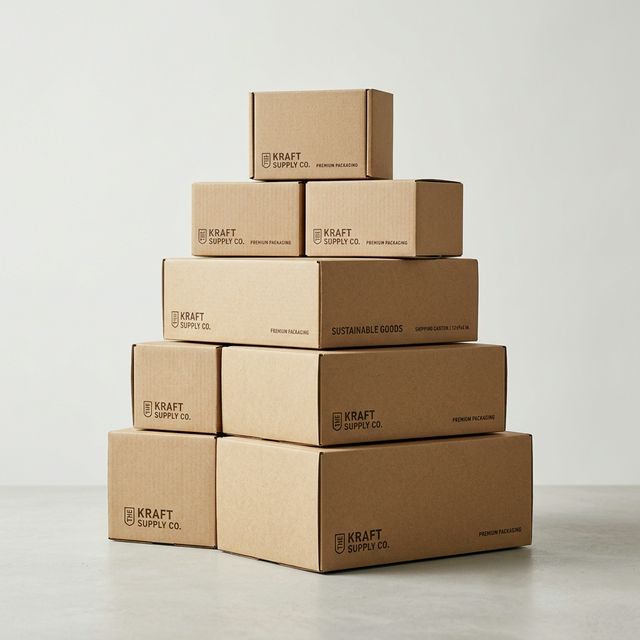 Kraft Shipping Carton Export Pallet